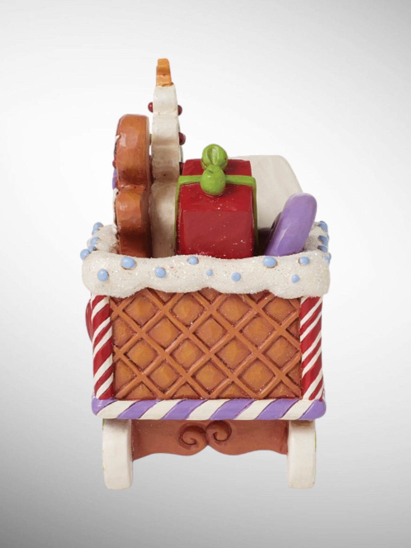 Jim Shore Gingerbread Christmas - Railway Surprises Gingerbread Train Car Figurine